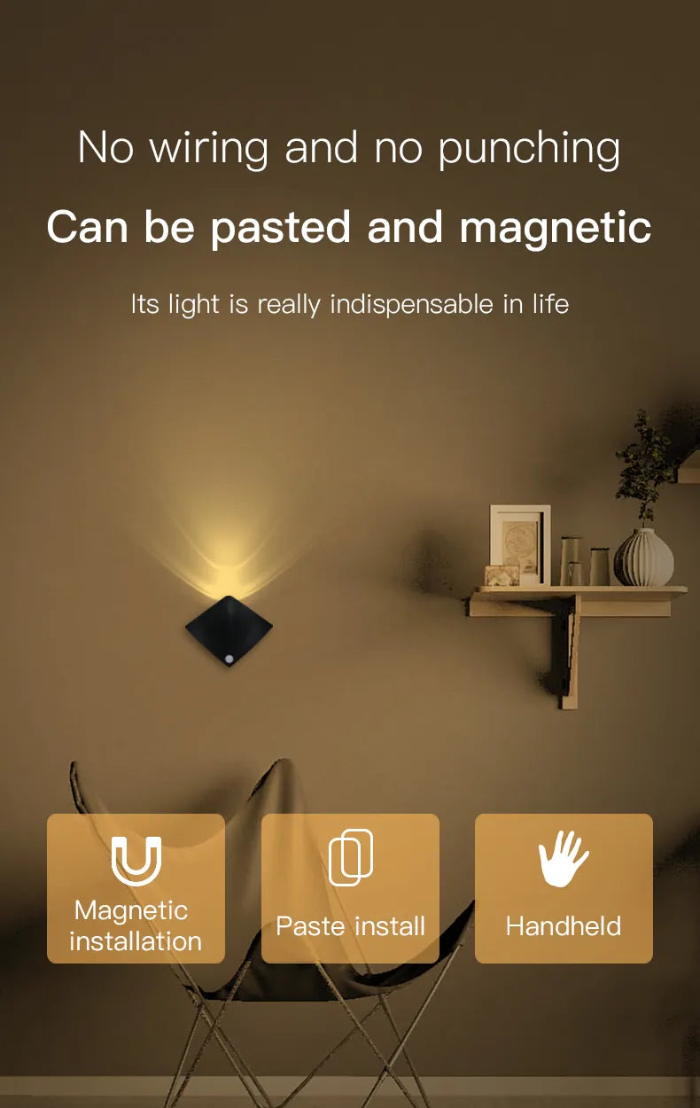 Wiederaufladbare LED-Leuchte mit Bewegungssensor | Nova Boutique